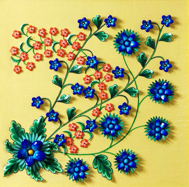 «Квіти». 2005. Флоромозаїка